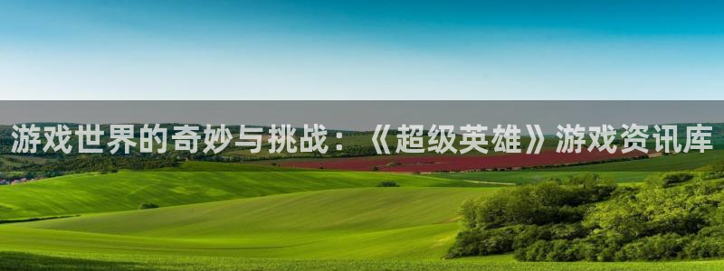 蓝冠娱乐的意思：游戏世界的奇妙与挑战：《超级英雄》游戏资讯库