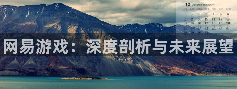 蓝冠娱乐代理登陆：网易游戏：深度剖析与未来展望