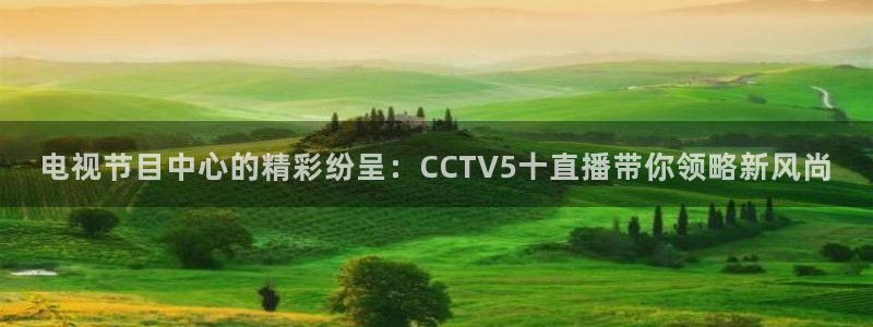 nba直播说球帝在线观看：电视节目中心的精彩纷呈：CCTV5十直播带你领略新风尚