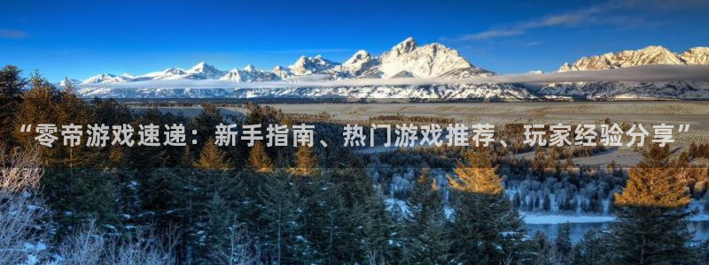 蓝冠娱乐平台注册开户：“零帝游戏速递：新手指南、热门游戏推荐