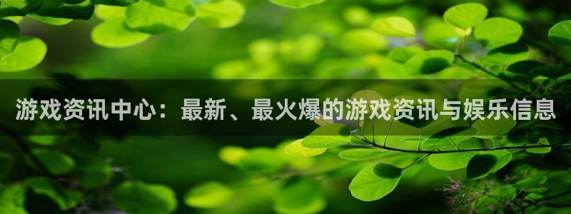 蓝冠娱乐平台官网入口：游戏资讯中心：最新、最火爆的游戏资讯与